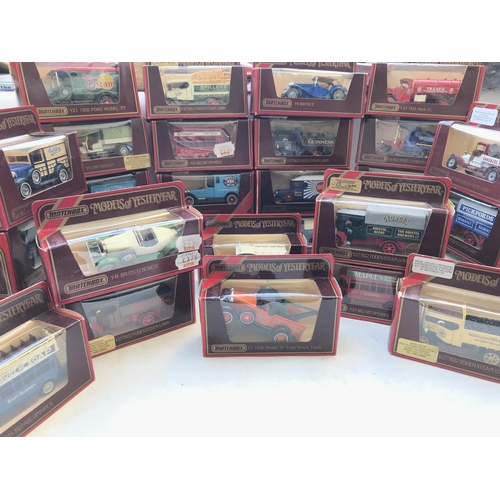 321 - A large Collection of boxed Matchbox Models Of Yesteryear