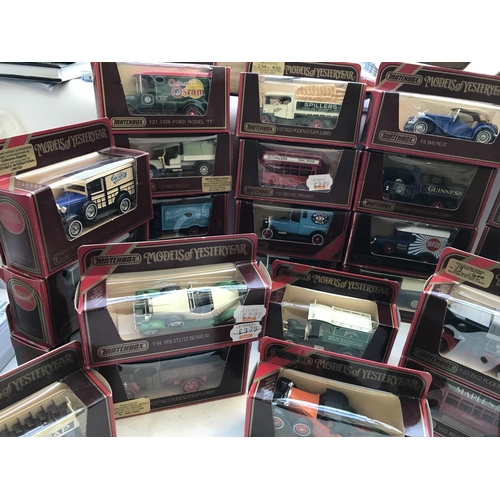 321 - A large Collection of boxed Matchbox Models Of Yesteryear