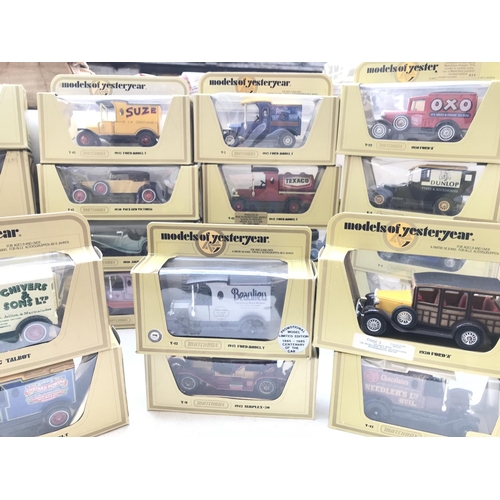 323 - A Large collection of Matchbox models of Yesteryear. Boxed and including promotional models.