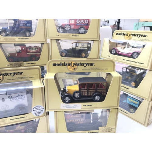 323 - A Large collection of Matchbox models of Yesteryear. Boxed and including promotional models.