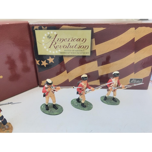 345 - 3 x Boxed Britain's including #17355. #17540 and #17286 American War Of Independence.