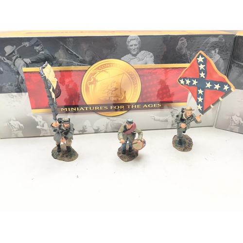 353 - 2 x Boxed Conte Collectables Figures #ACW57163 and #ACW57126 both American Civil War and both boxed.