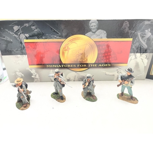 354 - 2 x Conte Collection Figures including #ACW57148 and #57107 both American Civil War. Boxed