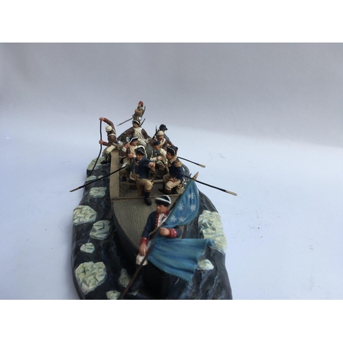 390 - Britains American Revolution #17229 #17282 #17284 Washington Crossing the Delaware. Boxed.