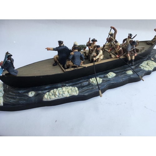 390 - Britains American Revolution #17229 #17282 #17284 Washington Crossing the Delaware. Boxed.