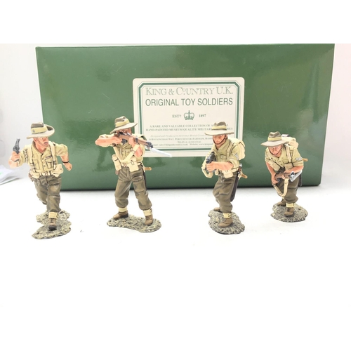 394 - A King And Country Montgomery's 8th Army 'Aussie Patrol' Boxed #EA 03.