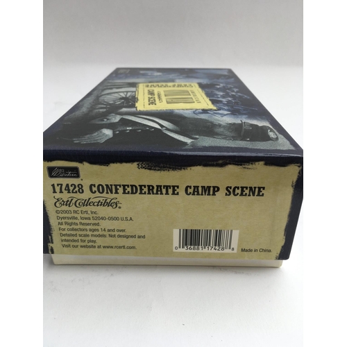 406 - Britains Confederate Camp Scene. #17428. Boxed.