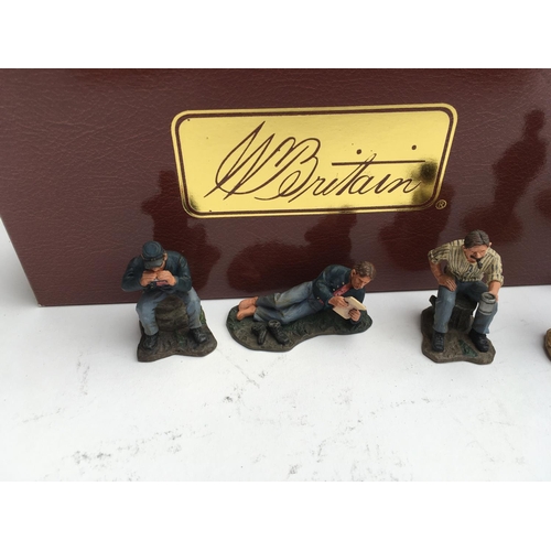 409 - Britains American civil War. Union camp Scene #17480. Boxed. Britains American Civil War. Band of th... 