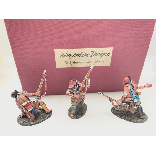 418 - A John Jenkins Designs Woodland Indians Advancing #WIM-05 Boxed.