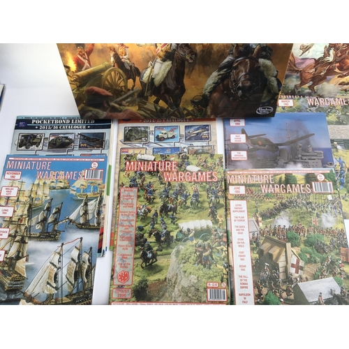 451 - Collection of Western books. Miniature war game & Pocketbond. Risk Wargame board game.