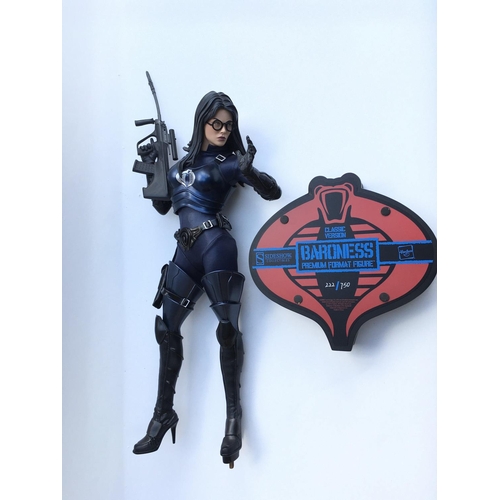 468 - Sideshow Collectables. Baroness Premium Format Figure. Limited edition 222/750