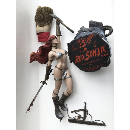 469 - Sideshow Red Sonja Premium Format. Limited edition 926/3000. Approx 27 inches tall.