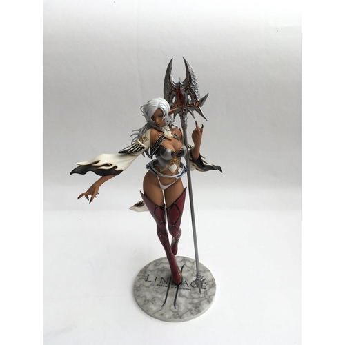 479 - Lineage II Dark Elf Brown Skin Ver. 1/7TH scale painted figure. Boxed.