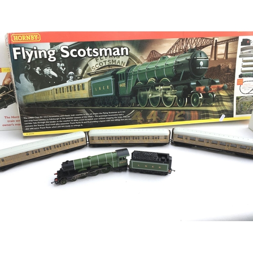 482 - Hornby Electric Train Set. Flying Scotsman. Boxed.