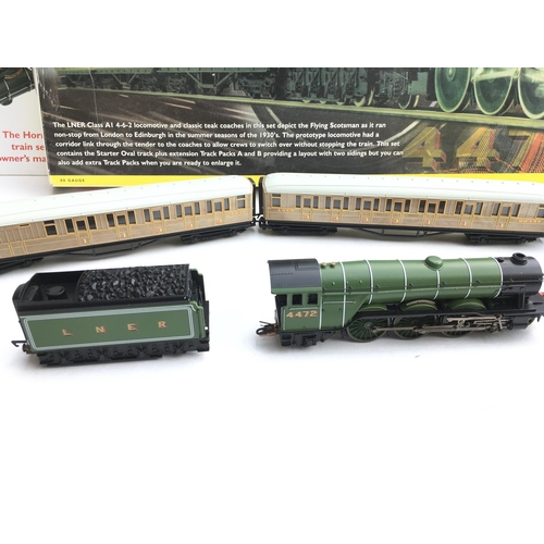 482 - Hornby Electric Train Set. Flying Scotsman. Boxed.