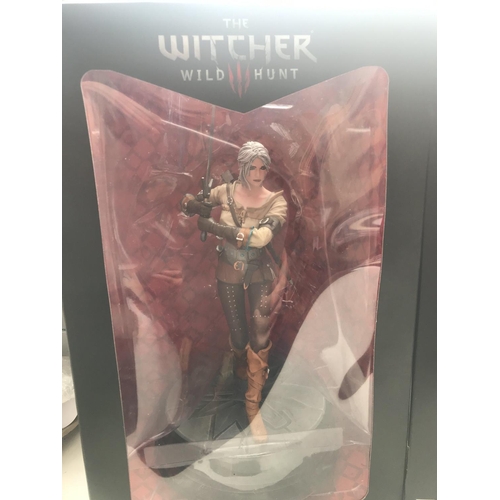 501 - 3 x Witcher Wild Hunt Figures boxed including Cirilla Fiona Ellen Rhiannon. Tris's Merigold and Yenn... 