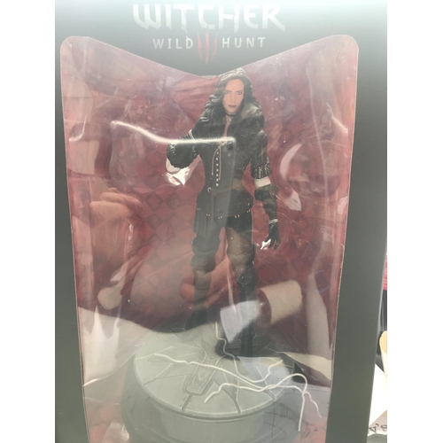 501 - 3 x Witcher Wild Hunt Figures boxed including Cirilla Fiona Ellen Rhiannon. Tris's Merigold and Yenn... 