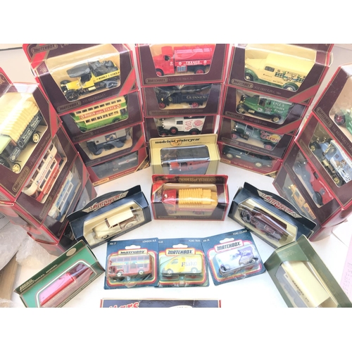 527 - A Collection of Matchbox Models of yesteryear and others.