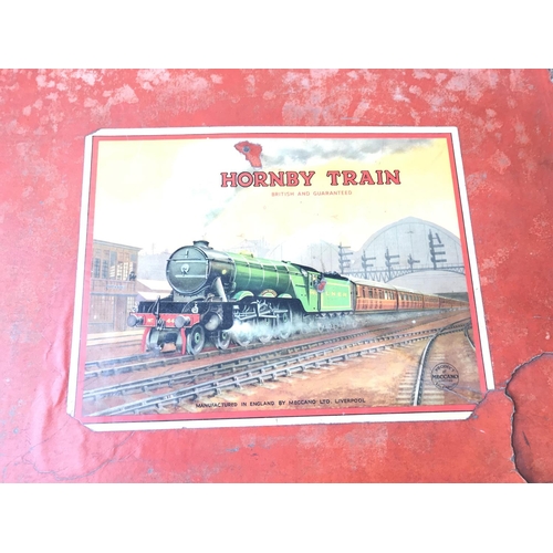 539 - A Boxed Clockwork 'O' gauge Hornby Train No.3C Passenger set boxed. Royal Scot.