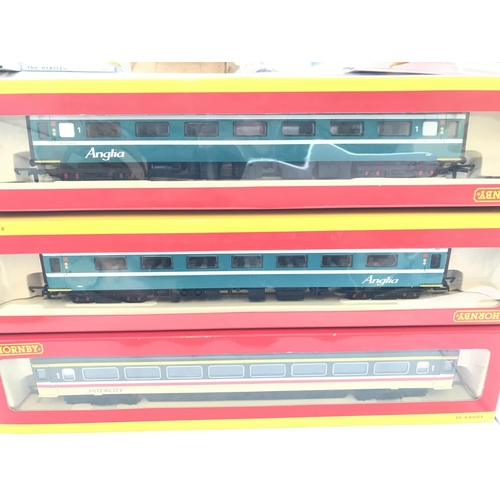 576 - 7 x Hornby boxed Rolling-stock and 3 X Hornby Coaches.