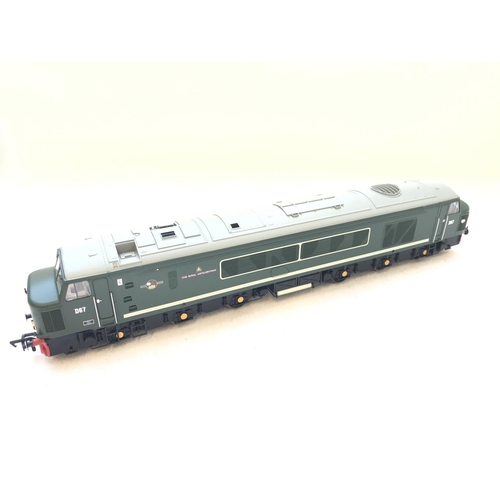 600 - A Bachmann Class Diesel D67 'The Royal Artilleryman' BR Green. Boxed.