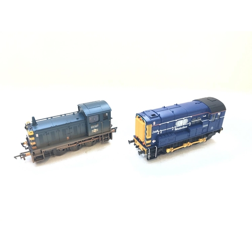 601 - 2 X Bachmann. A 04 Diesel Shunter D2267 BR Blue Weathered #31-340 and a 09 Diesel Shunter 09006 Main... 