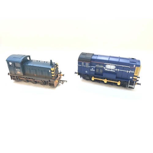 601 - 2 X Bachmann. A 04 Diesel Shunter D2267 BR Blue Weathered #31-340 and a 09 Diesel Shunter 09006 Main... 