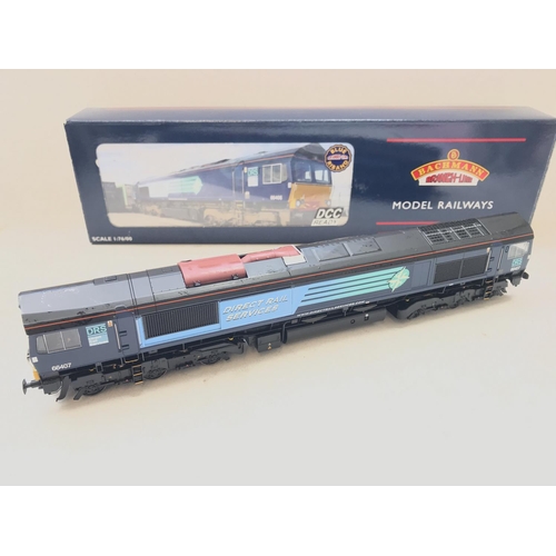 602 - A Bachmann Class 66 Diesel 66407 Direct Rail Services Boxed. #32-731 DCC Ready