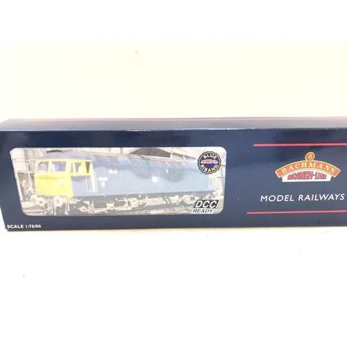 614 - A Bachmann Class 47 Diesel D1500 Two To e Green Half Yellow Ends 4 Digit Head Code. Boxed. DCC Ready... 