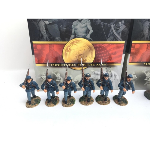 640 - Conte American Civil War Figures. Boxed. #ACW57133 #ACW57124