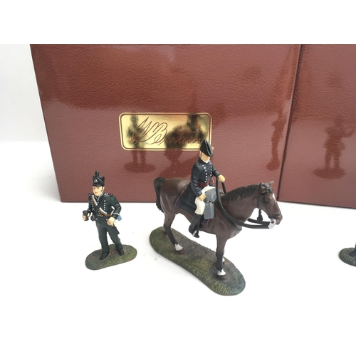 642 - Britains figures. Boxed. #41160 The Duke of Wellington With 95th Rifleman #41155 The 95th Rifles.