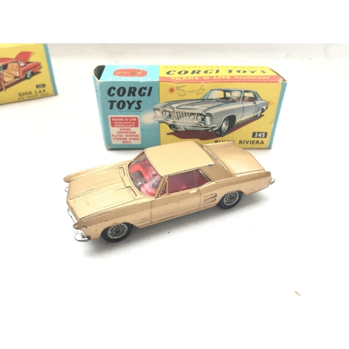 68 - A Corgi Buick Riviera #245 and a Chia L.6.4 # 241 both boxed.