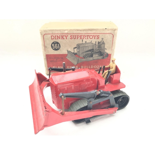 7 - A Dinky Blaw Knox Bulldozer boxed #561.