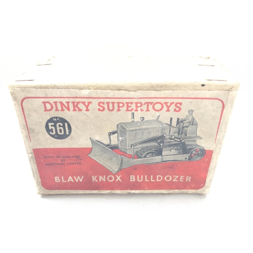 7 - A Dinky Blaw Knox Bulldozer boxed #561.