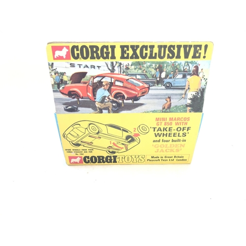 76 - A Corgi Mini Marcos GT 850 boxed #341.