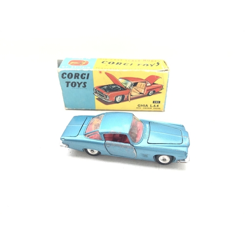 81 - A Boxed Corgi Ghia L.6.4 #242