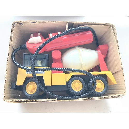 96 - A Palitoy Fork lift Truck And a Palitoy Cement Mixer Both Boxed.