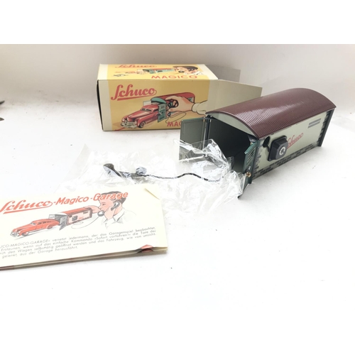 97 - A Schuco Magico Garage in repro box. #1501.