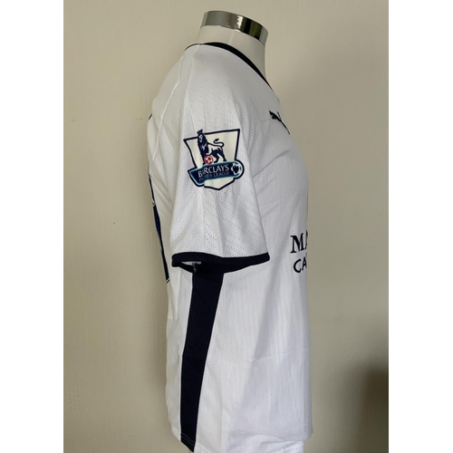 255 - Hutton Tottenham 2008/2009 Match Worn Football Shirt: Short sleeve white Puma shirt in very good con... 