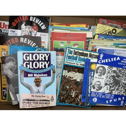 51 - Tottenham Home + Away Football Programmes: Quantity of mainly modern programmes. Instructions to sel... 