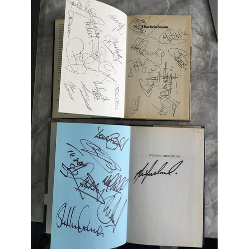 53 - Tottenham Signed Football Books: Steve Perryman autobiography autographed by him and dedicated to Pa... 