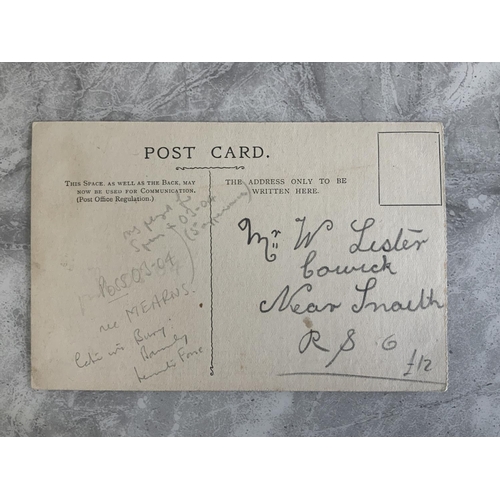 60 - 1903/1904 Tottenham Football Team Group Postcard: Original postcard in excellent condition with penc... 