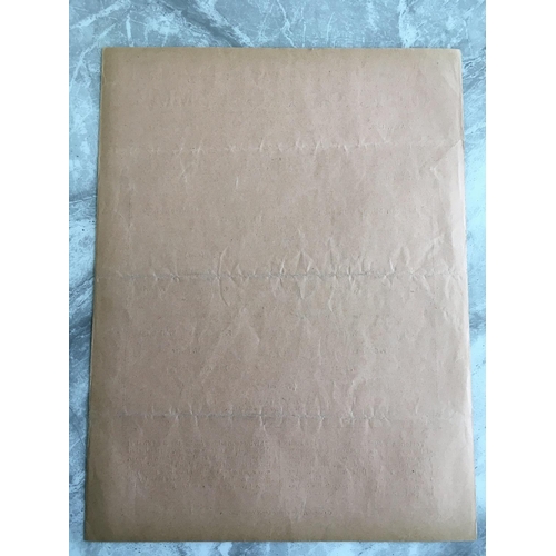 89 - 1931/32 London Minor Cup Final Football Programme: Tottenham Juniors v Livingstone single sheet in v... 