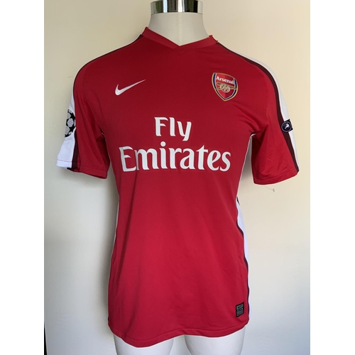 749 - 2009/2010 Fabregas Arsenal Match Worn Football Shirt: Champions League match v Olympiakos on 29 9 20... 