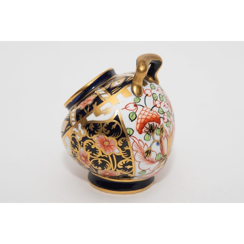 962 - A Royal Crown Derby miniature coal scuttle in pattern 6299, circa 1919 - NO RESERVE