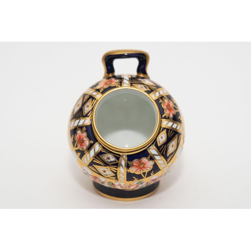 962 - A Royal Crown Derby miniature coal scuttle in pattern 6299, circa 1919 - NO RESERVE