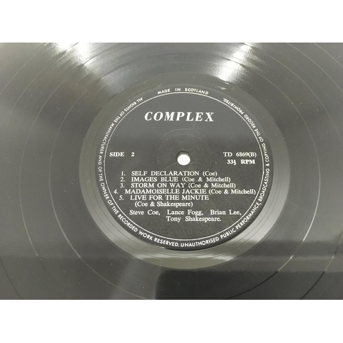 10 - An incredibly rare first pressing of the self titled debut LP by Complex. Originally recorded in Nov... 