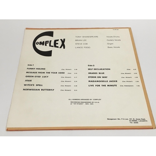 10 - An incredibly rare first pressing of the self titled debut LP by Complex. Originally recorded in Nov... 