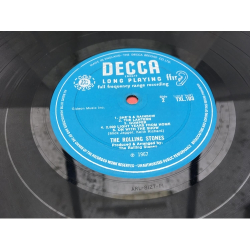 100 - An early UK mono pressing of 'Their Satanic Majesties Request' by The Rolling Stones with gatefold s... 