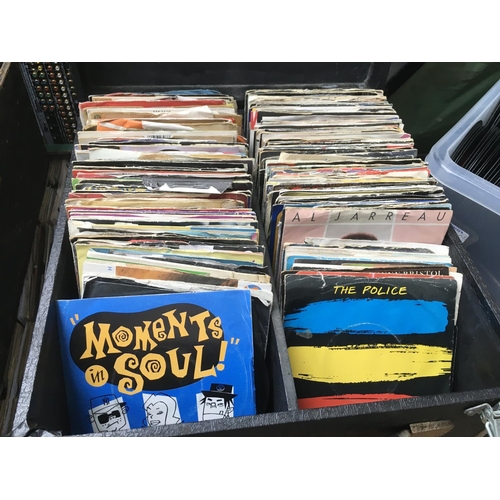 139 - A further collection in two boxes of approx 600 7inch singles by various artists from the 1960s onwa... 